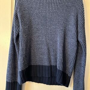 Apt. 9 Women's Crew Neck Sweater - Gray and Black